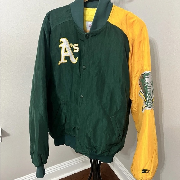 Vintage Oakland Athletics Jersey Mens 2XL XXL Majestic A's Green 90s